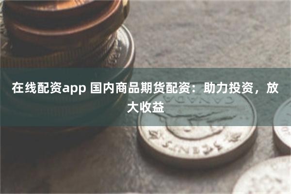 在线配资app 国内商品期货配资：助力投资，放大收益