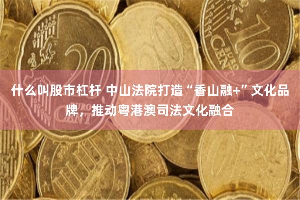 什么叫股市杠杆 中山法院打造“香山融+”文化品牌，推动粤港澳司法文化融合