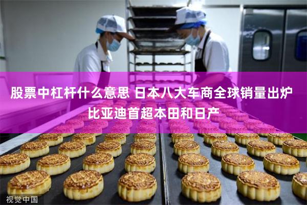 股票中杠杆什么意思 日本八大车商全球销量出炉 比亚迪首超本田和日产