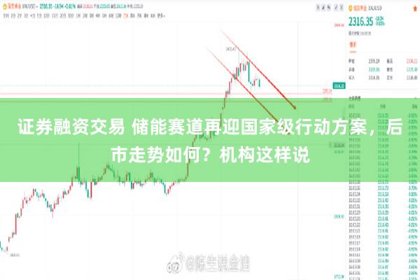 证券融资交易 储能赛道再迎国家级行动方案，后市走势如何？机构这样说