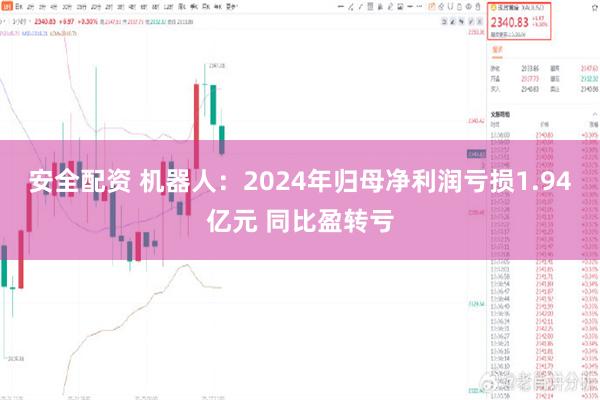 安全配资 机器人：2024年归母净利润亏损1.94亿元 同比盈转亏