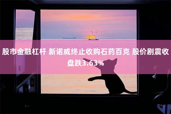 股市金融杠杆 新诺威终止收购石药百克 股价剧震收盘跌3.63%
