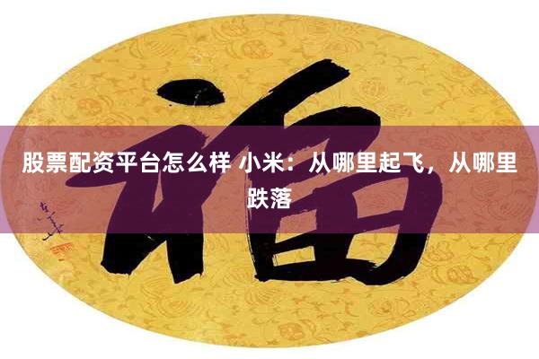 股票配资平台怎么样 小米：从哪里起飞，从哪里跌落