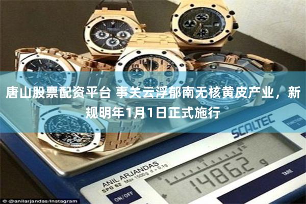 唐山股票配资平台 事关云浮郁南无核黄皮产业，新规明年1月1日正式施行