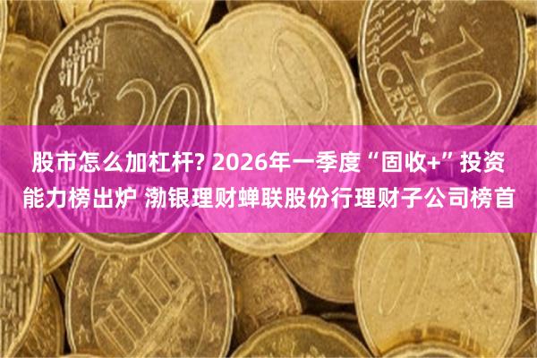 股市怎么加杠杆? 2026年一季度“固收+”投资能力榜出炉 渤银理财蝉联股份行理财子公司榜首