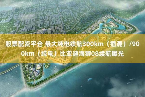 股票配资平仓 最大纯电续航300km（插混）/900km（纯电）比亚迪海狮08续航曝光