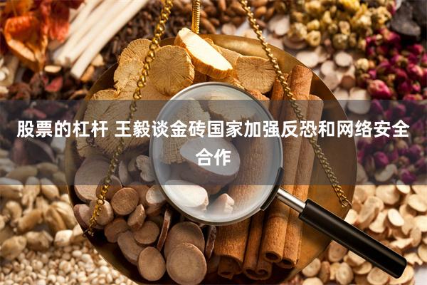 股票的杠杆 王毅谈金砖国家加强反恐和网络安全合作
