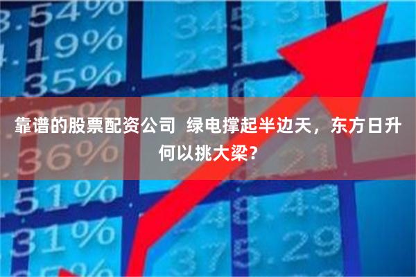 靠谱的股票配资公司  绿电撑起半边天，东方日升何以挑大梁？