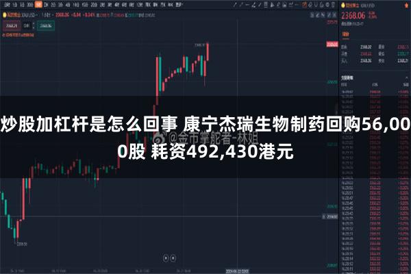 炒股加杠杆是怎么回事 康宁杰瑞生物制药回购56,000股 耗资492,430港元