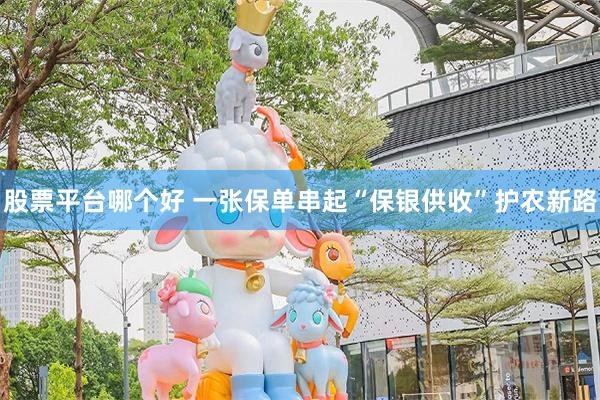股票平台哪个好 一张保单串起“保银供收”护农新路