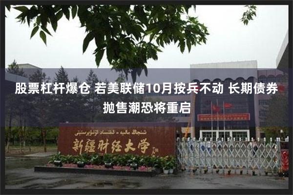 股票杠杆爆仓 若美联储10月按兵不动 长期债券抛售潮恐将重启