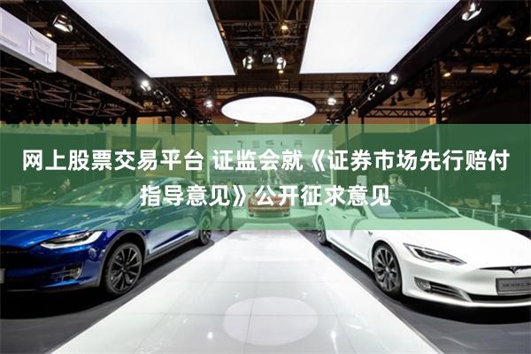 网上股票交易平台 证监会就《证券市场先行赔付指导意见》公开征求意见