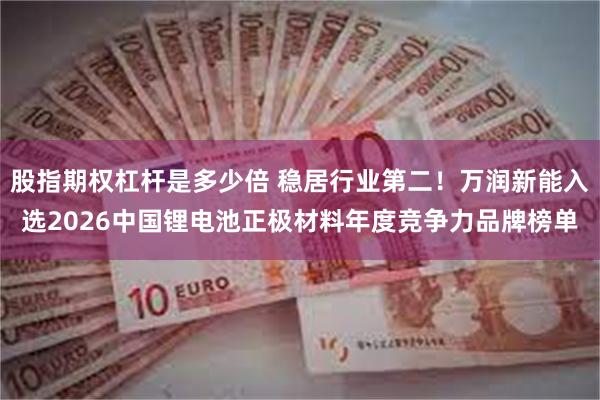 股指期权杠杆是多少倍 稳居行业第二！万润新能入选2026中国锂电池正极材料年度竞争力品牌榜单